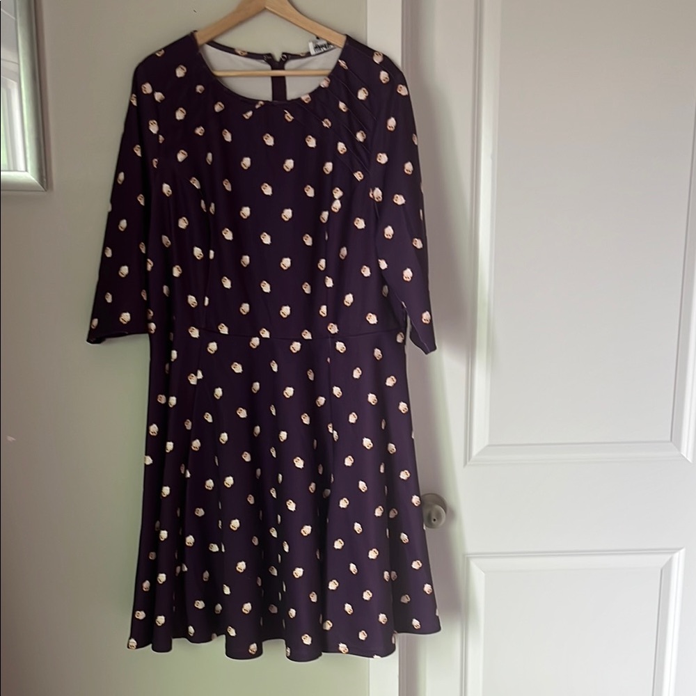 Purple orange owl Dress